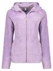 Geographical Norway Kurtka polarowa "Upalood" w kolorze lawendowym rozmiar: L. Różowe kurtki Geographical Norway, l, bez wzorów, z polaru, bez kaptura. Za 100.99 zł.