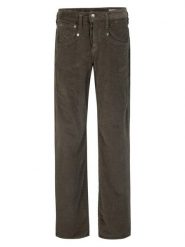 Herrlicher Spodnie w kolorze ciemnobrązowym rozmiar: W34/L32. Brązowe spodnie materiałowe Herrlicher, bez wzorów, z materiału, klasyczne. Za 208.99 zł.