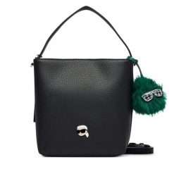 Torebka KARL LAGERFELD. Czarne torebki klasyczne KARL LAGERFELD, bez wzorów, klasyczne, bez dodatków. Za 849.99 zł.