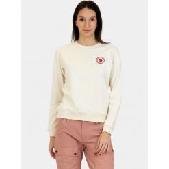 Sweter Damski Fjallraven 1960 Logo Badge. Białe swetry Fjällräven, bez wzorów, sportowe, bez ramiączek. Za 524.45 zł.
