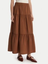 Marella Spódnica maxi Ciocca 2613101084 Brązowy Regular Fit. Brązowe spódnice Marella, bez wzorów, z wiskozy, maxi. Za 1,019.00 zł.