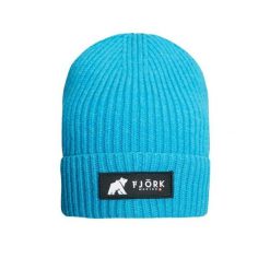 Czapka Santis merino. Niebieskie czapki zimowe FJORK MERINO, bez wzorów, z wełny, sportowe. Za 319.00 zł.