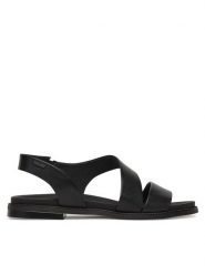 Pikolinos Sandały Navia W3E-0652 Czarny. Czarne sandały Pikolinos, bez wzorów, ze skóry, bez obcasa, na płaskiej podeszwie, bez zapięcia. Za 489.99 zł.