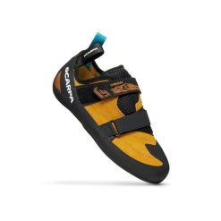 Buty wspinaczkowe Scarpa Origin. Brązowe buty do biegania Scarpa, bez wzorów, bez zapięcia, trekkingowe. Za 409.49 zł.