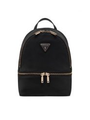 Guess Plecak TWNN96 76032 Czarny. Czarne plecaki Guess, z aplikacjami, z nylonu, bez dodatków. Za 449.99 zł.