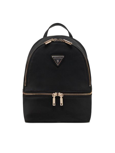 Guess Plecak TWNN96 76032 Czarny. Czarne plecaki Guess, z aplikacjami, z nylonu, bez dodatków. Za 449.99 zł.