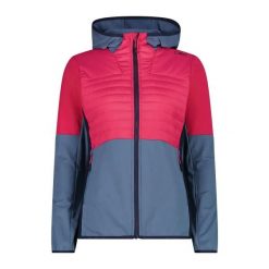 Hybrydowa Kurtka z Kapturem Stretch Performance Damska CMP Unlimitech Feel Warm. Czarne kurtki CMP, l, bez wzorów, z polaru, sportowe, z kapturem. Za 312.50 zł.