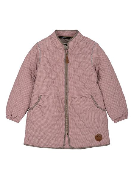 Mikk-line Płaszcz termiczny w kolorze różowym rozmiar: 98. Różowe płaszcze mikk-line, z aplikacjami, ze skóry, bez kaptura. Za 140.20 zł.