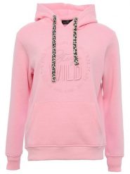 Zwillingsherz Bluza "Nelina" w kolorze jasnoróżowym rozmiar: S/M. Różowe bluzy Zwillingsherz, m, bez wzorów, z bawełny, bez ramiączek, z kapturem. Za 215.71 zł.