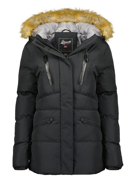 Geographical Norway Kurtka zimowa "Crown" w kolorze czarnym rozmiar: XL. Czarne kurtki Geographical Norway, na zimę, xl, bez wzorów, z puchu, bez kaptura. Za 336.61 zł.