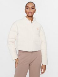 Guess Kurtka puchowa V3BL00 KBC00 Écru Regular Fit. Kurtki Guess, na zimę, xl, z aplikacjami, z puchu, bez kaptura. Za 369.99 zł.