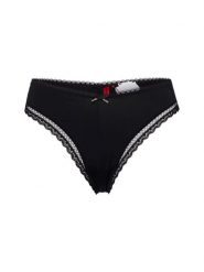 HUGO Stringi - Stringi Unique Kobiety czarny, M. Czarne stringi Hugo, bez wzorów, z materiału. Za 139.95 zł.
