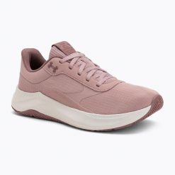 Buty Under Armour Aurora 3. Czerwone buty treningowe Under Armour, bez wzorów, bez zapięcia, na fitness i siłownię. Za 199.99 zł.