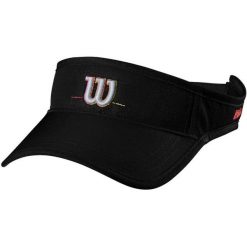 Czapka Z Daszkiem Do Siatkówki. Czarne czapki z daszkiem Wilson, bez wzorów, sportowe. Za 170.99 zł.