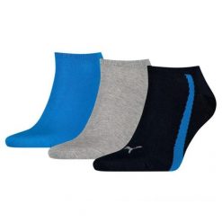 Skarpety Sportowe Unisex Dla Dorosłych Lifestyle 3pak. Czarne skarpetki Puma, bez wzorów. Za 65.99 zł.