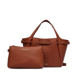 Torebka Valentino. Brązowe torebki klasyczne Valentino, bez wzorów, klasyczne, bez dodatków. Za 649.99 zł.