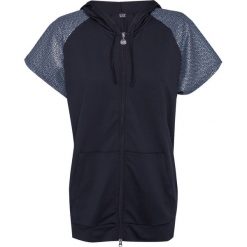 Bluza EMPORIO ARMANI EA7. Czarne bluzy EA7 Emporio Armani, bez wzorów, sportowe, bez ramiączek. W wyprzedaży za 410.00 zł.