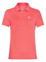 Odlo Funkcyjna koszulka polo w kolorze koralowym rozmiar: XS. Czerwone t-shirty sportowe ODLO, xs, bez wzorów, z materiału, bez ramiączek, outdoorowe. Za 152.45 zł.