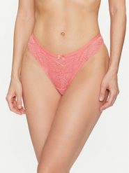 Hunkemöller Stringi Arabella 204672 Koralowy. Pomarańczowe stringi Hunkemöller, bez wzorów, z syntetyku. Za 69.99 zł.