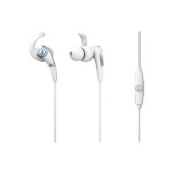 Dokanałowe słuchawki przewodowe AUDIO TECHNICA ATH-CKX5iS Biały. Słuchawki douszne marki Audio-Technica. Za 159.00 zł.