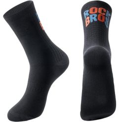 Skarpetki rowerowe kolarskie antybakteryjne Rockbros RB4900 unisex. Czarne skarpetki ROCKBROS, bez wzorów. Za 29.90 zł.