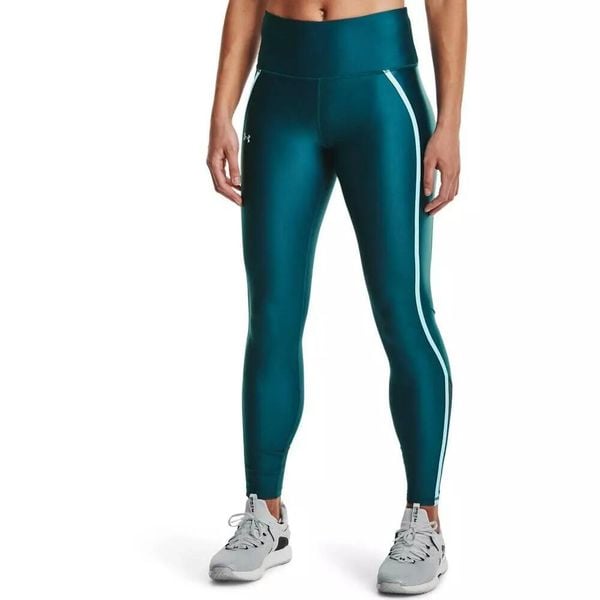 Legginsy damskie Under Armour HG Shine Mesh Leggings PKT NS. Zielone legginsy Under Armour, bez wzorów, z meshu. Za 59.99 zł.