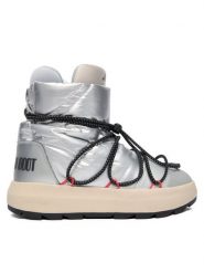 Adidas Śniegowce Moon Boot Ace JQ7849 Srebrny. Szare śniegowce adidas, bez wzorów, z materiału, bez zapięcia. Za 899.99 zł.