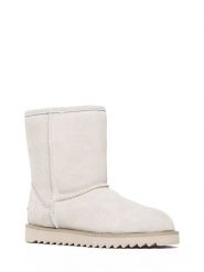 NICEBAY Skórzane botki "Stour waterproof" w kolorze białym rozmiar: 40. Białe botki NICEBAY, bez wzorów, z materiału, bez obcasa, bez zapięcia. Za 204.96 zł.