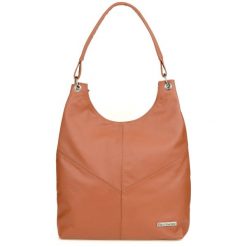 Shopperka skórzana Beltimore 970 koniakowa. Torebki klasyczne bez wzorów, ze skóry, klasyczne, bez dodatków. Za 252.99 zł.