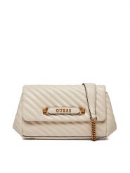 Guess Torebka HWQB94 95210 Écru. Torebki klasyczne Guess, z aplikacjami, ze skóry, bez dodatków. Za 339.99 zł.