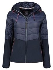 Geographical Norway Kurtka polarowa "Trendy" w kolorze granatowym rozmiar: S. Niebieskie kurtki Geographical Norway, s, bez wzorów, z polaru, bez kaptura. Za 156.61 zł.