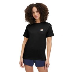Koszulka damska FILA Liebstadt. Zielone t-shirty sportowe Fila, xs, bez wzorów, z bawełny, bez ramiączek. Za 129.99 zł.