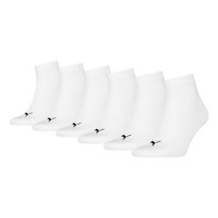 Puma Skarpety Quarter Plain 3-Pack 93858909. Białe skarpetki Puma, bez wzorów. Za 43.99 zł.