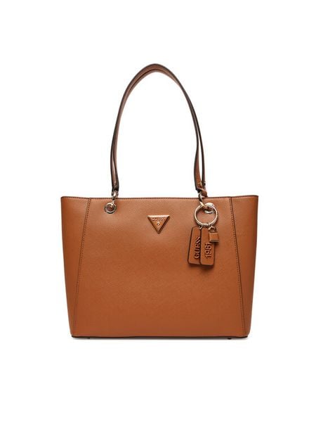 Guess Torebka Noelle II HWZG96 72250 Brązowy. Brązowe torebki klasyczne Guess, z aplikacjami, ze skóry, bez dodatków. Za 369.99 zł.