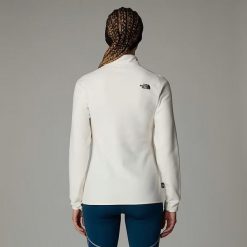 Sweter damski The North Face W 100 Glacier Fz. Białe swetry The North Face, s, bez wzorów, z polaru, sportowe, bez ramiączek. Za 288.99 zł.