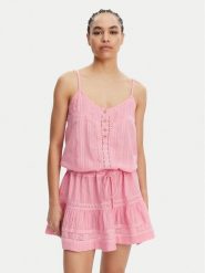 Melissa Odabash Sukienka letnia Kelly Różowy Regular Fit. Czerwone sukienki Melissa Odabash, s, bez wzorów, z bawełny, bez kołnierzyka, bez ramiączek. Za 769.99 zł.