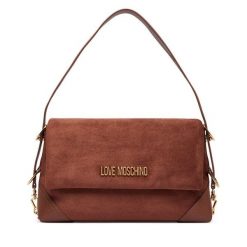 Torebka LOVE MOSCHINO. Brązowe torebki klasyczne Love Moschino, bez wzorów, klasyczne, bez dodatków. Za 919.99 zł.