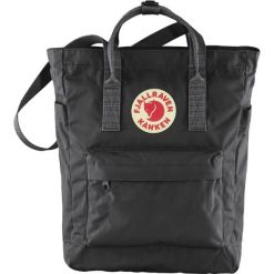 Torba Fjallraven Kanken Totepack - black. Czarne torby na laptopa Fjällräven, bez wzorów, z materiału. Za 438.89 zł.