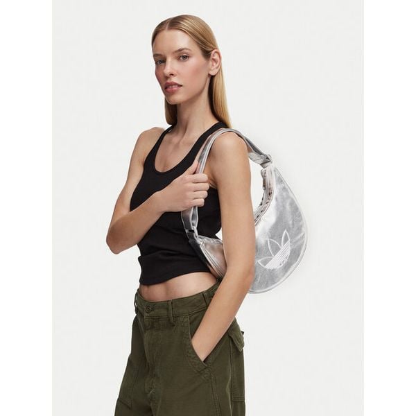 Torebka adidas. Szare torebki klasyczne adidas, bez wzorów, klasyczne, bez dodatków. Za 179.99 zł.