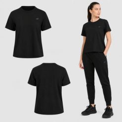 KOSZULKA DAMSKA 4F T-SHIRT SPORTOWY BAWEŁNIANY NA CO DZIEŃ F3310 SS26. Białe t-shirty sportowe 4f, uniwersalny, bez wzorów, z bawełny, bez ramiączek, na fitness i siłownię. Za 126.00 zł.