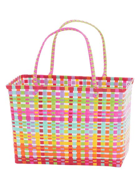 Overbeck and Friends Shopper bag "Jolie" ze wzorem - 43 x 28 x 23 cm rozmiar: onesize. Shopper bag Overbeck and Friends, bez wzorów, z materiału, bez dodatków. Za 122.45 zł.