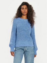 Tom Tailor Denim Sweter 1043309 Niebieski Regular Fit. Niebieskie swetry TOM TAILOR DENIM, xl, bez wzorów, z denimu, bez ramiączek. Za 169.99 zł.