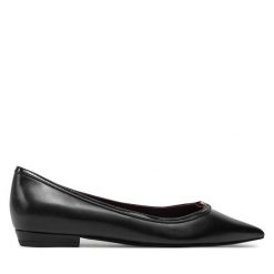 Baleriny Tory Burch. Czarne baleriny Tory Burch, bez wzorów, bez obcasa, bez zapięcia. Za 1,499.00 zł.