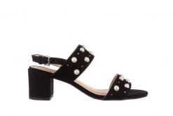 Sandały Bayla-065 4309787 Czarny, Skóra naturalna - 38. Czarne sandały Bayla, bez wzorów, z nubiku, biznesowe, z otwartym noskiem, bez obcasa, bez zapięcia. W wyprzedaży za 89.10 zł.