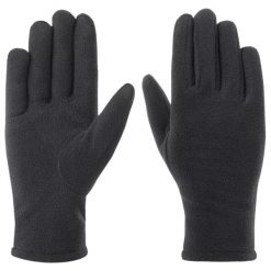 Rękawiczki polarowe dla kobiet Martes Lady Tival. Czarne rękawiczki MARTES, bez wzorów, z polaru, sportowe. W wyprzedaży za 24.99 zł.