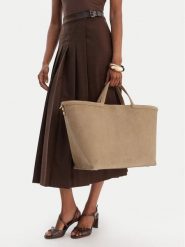 GINO ROSSI Torebka EO-LA224-19153A Beżowy. Brązowe torebki klasyczne Gino Rossi, bez wzorów, ze skóry, bez dodatków. Za 659.99 zł.