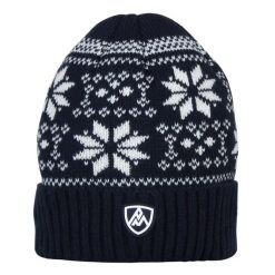 Czapka Peak Mountain Bon-Micolor. Niebieskie czapki zimowe Peak Mountain, bez wzorów, sportowe. W wyprzedaży za 127.00 zł.