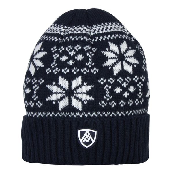 Czapka Peak Mountain Bon-Micolor. Niebieskie czapki zimowe Peak Mountain, bez wzorów, sportowe. W wyprzedaży za 127.00 zł.