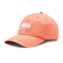 Czapka z daszkiem Tommy Jeans. Czerwone czapki z daszkiem Tommy Jeans, bez wzorów, z jeansu, sportowe. Za 189.99 zł.