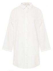 YSABEL MORA Koszula 86148 Biały Relaxed Fit. Białe koszule ysabel mora, xxl, bez wzorów, z bawełny, bez kołnierzyka, bez ramiączek. Za 209.99 zł.